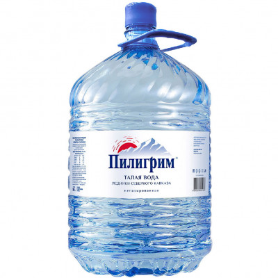 Вода Пилигрим 19 литров, одноразовая бутыль Вода Пилигрим 19 литров, одноразовая бутыль